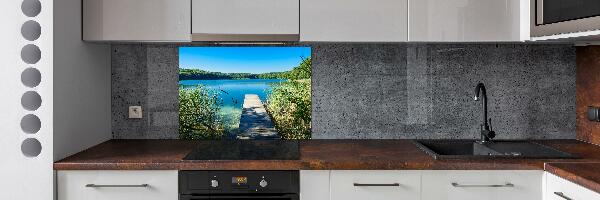 Keuken achterwand Steiger aan het meer