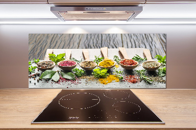 Keuken achterwand Kleurrijke kruiden