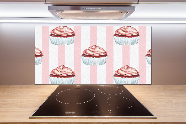 Spatscherm keuken Cupcakes