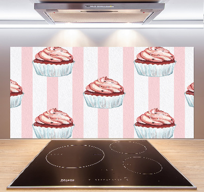 Spatscherm keuken Cupcakes