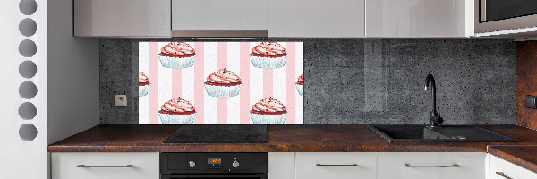 Spatscherm keuken Cupcakes