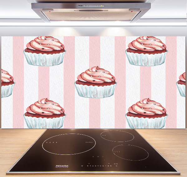 Spatscherm keuken Cupcakes