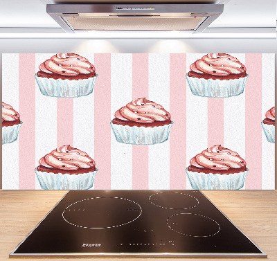 Spatscherm keuken Cupcakes