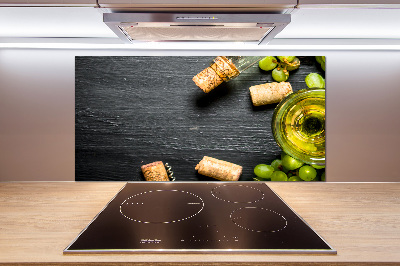 Keuken achterwand Witte wijn en fruit