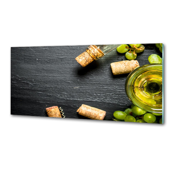 Keuken achterwand Witte wijn en fruit