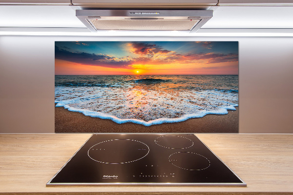 Spatplaat keuken Zonsondergang boven de zee