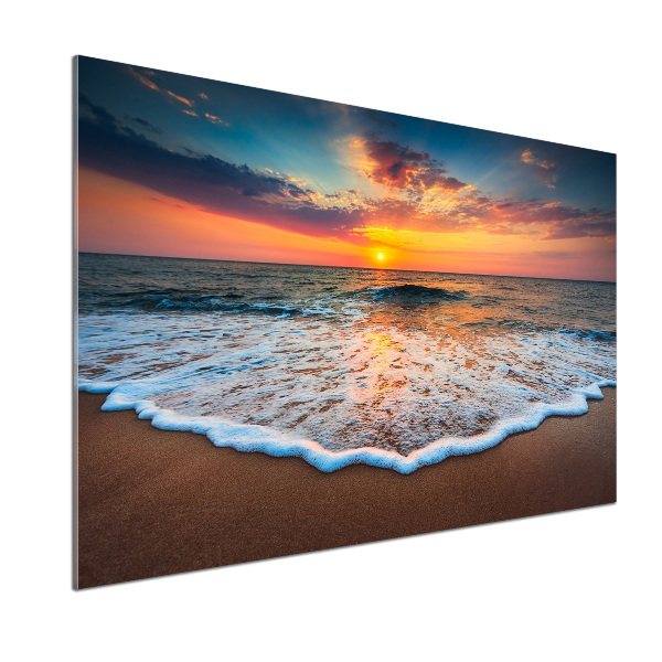 Spatplaat keuken Zonsondergang boven de zee