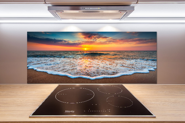 Spatplaat keuken Zonsondergang boven de zee