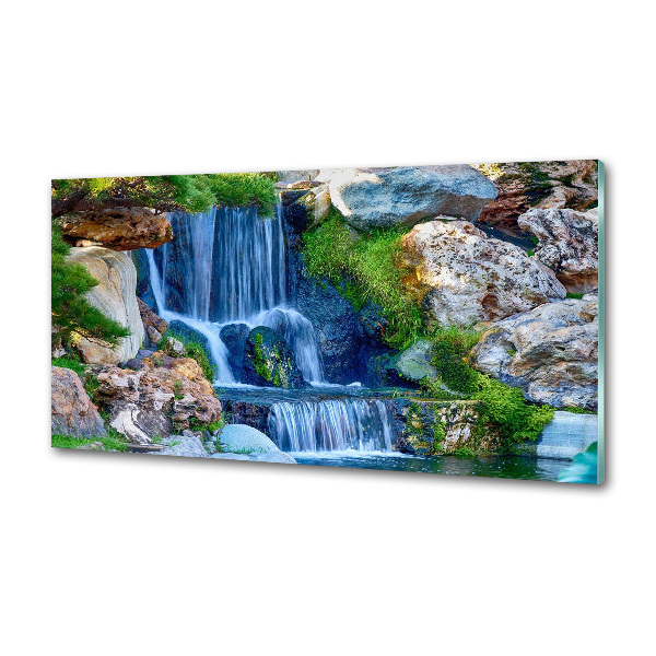 Glazen achterwand keuken Waterval