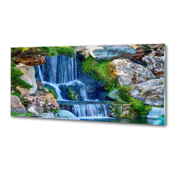 Glazen achterwand keuken Waterval