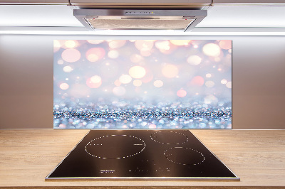 Spatplaat keuken Glanzende achtergrond