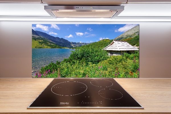 Achterwand keuken Vakantiehuisje in het Tatragebergte