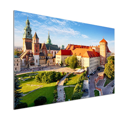 Glazen achterwand keuken Krakau, Polen