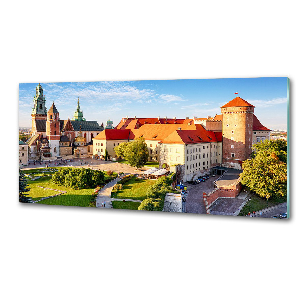 Glazen achterwand keuken Krakau, Polen