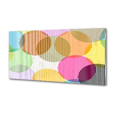 Spatscherm keuken Gekleurde cirkels