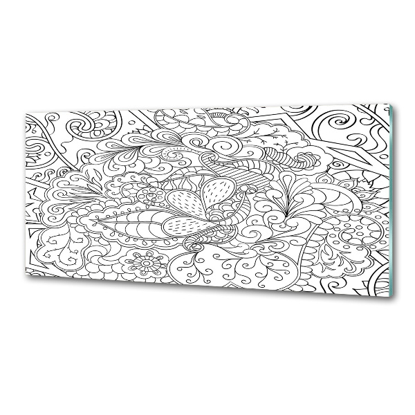 Spatplaat keuken Ornamenten