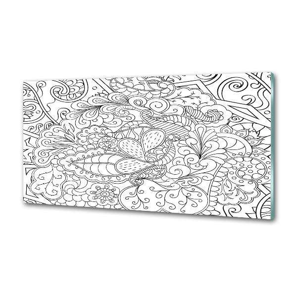 Spatplaat keuken Ornamenten