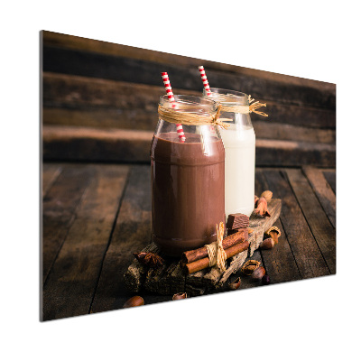 Keuken achterwand Cocktails in potjes