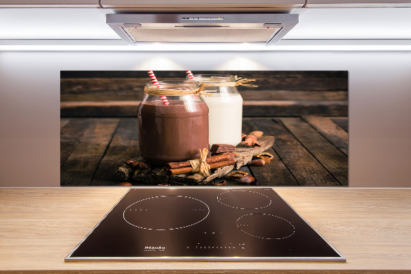 Keuken achterwand Cocktails in potjes