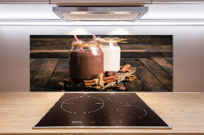 Keuken achterwand Cocktails in potjes