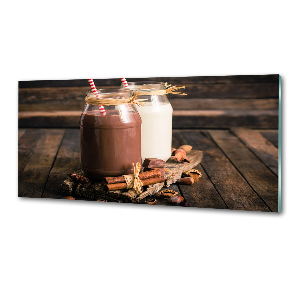 Keuken achterwand Cocktails in potjes