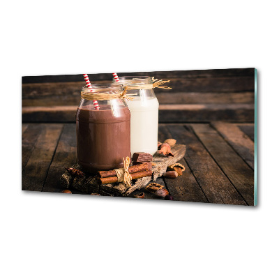 Keuken achterwand Cocktails in potjes