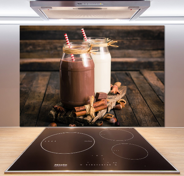 Keuken achterwand Cocktails in potjes