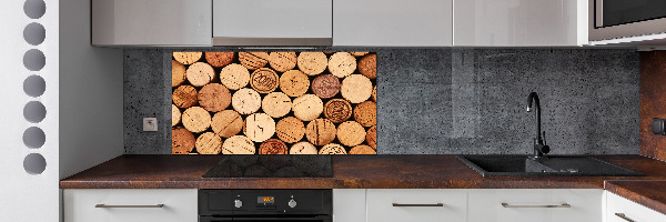 Spatplaat keuken Wijnkurken