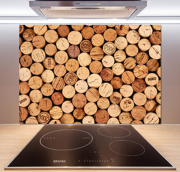 Spatplaat keuken Wijnkurken