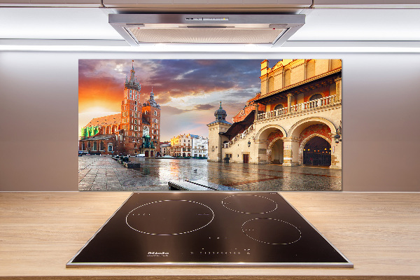 Spatscherm keuken Krakau, Polen