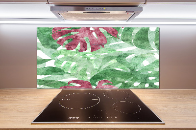 Achterwand keuken Monstera