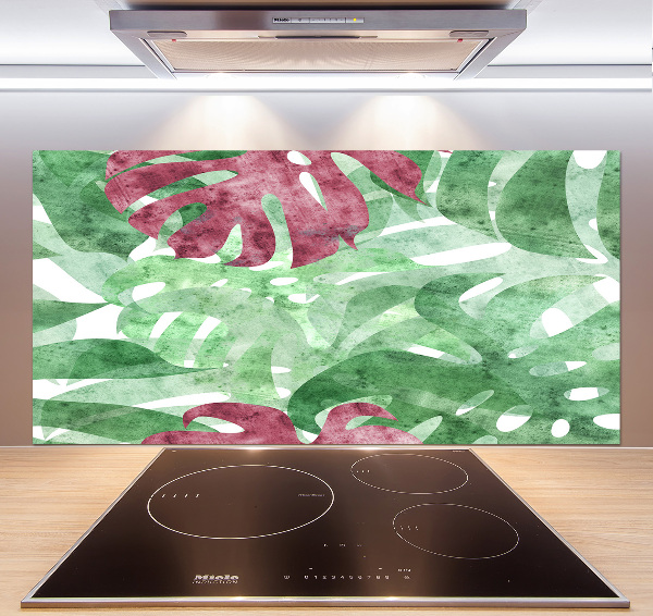 Achterwand keuken Monstera