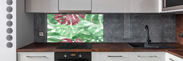 Achterwand keuken Monstera