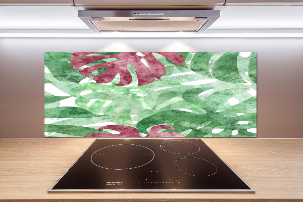 Achterwand keuken Monstera