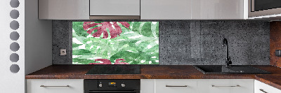 Achterwand keuken Monstera