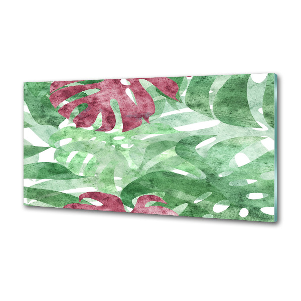 Achterwand keuken Monstera