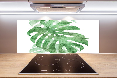 Spatscherm keuken Monstera