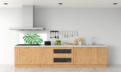 Spatscherm keuken Monstera
