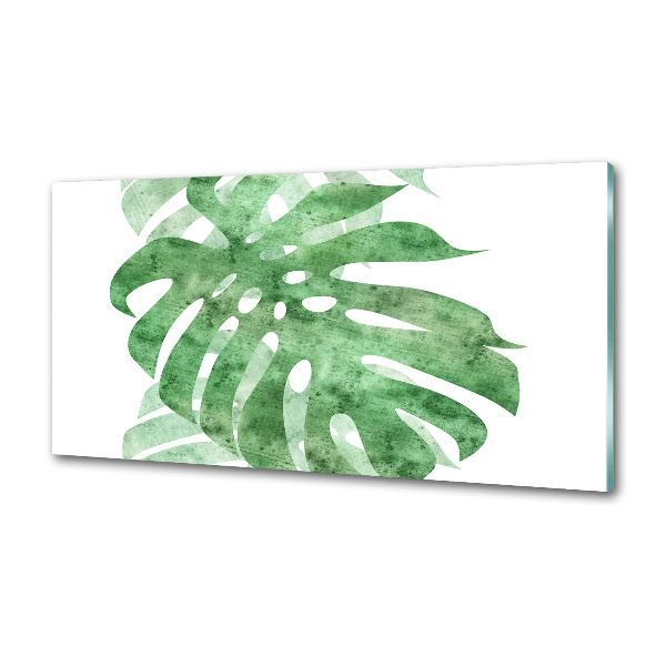 Spatscherm keuken Monstera