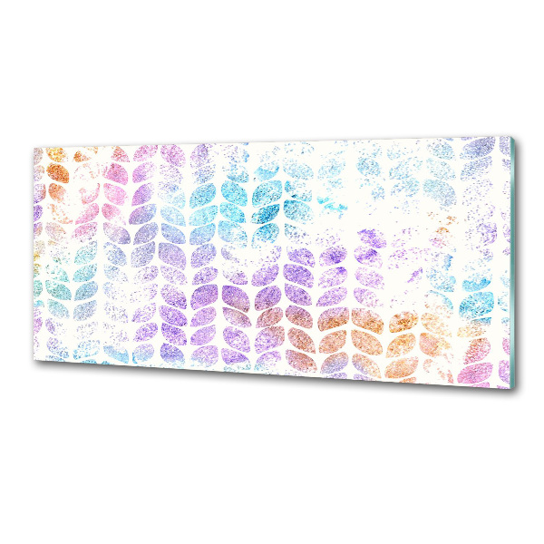 Spatplaat keuken Kleurrijke bladeren