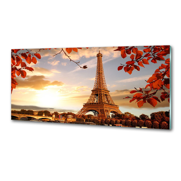 Glazen achterwand keuken Eiffeltoren Parijs