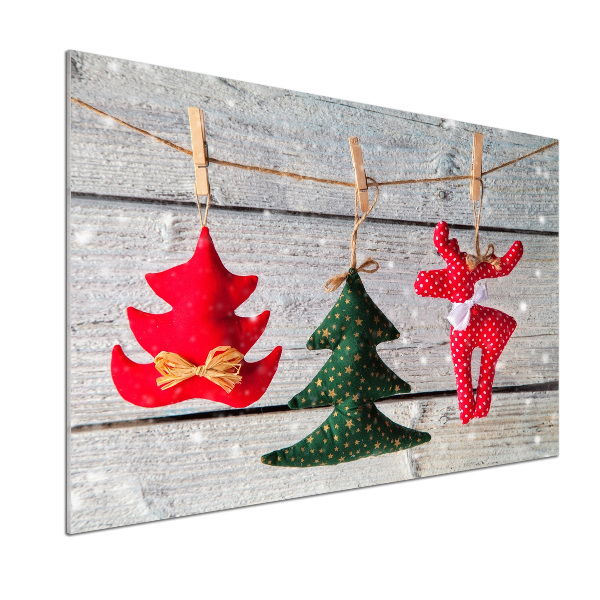 Spatscherm keuken Versieringen aan een touwtje