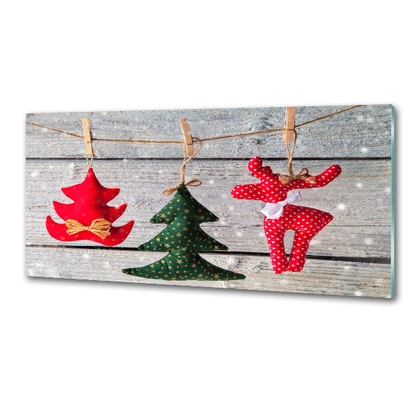 Spatscherm keuken Versieringen aan een touwtje