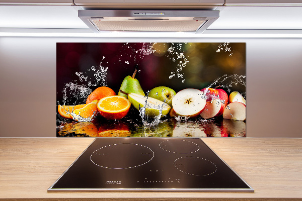Achterwand keuken Fruit en water