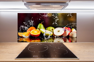 Achterwand keuken Fruit en water