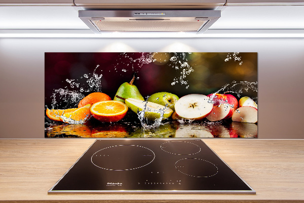 Achterwand keuken Fruit en water