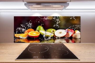 Achterwand keuken Fruit en water