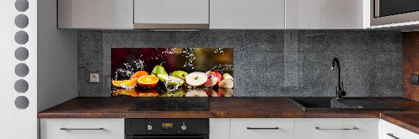 Achterwand keuken Fruit en water