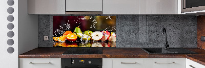 Achterwand keuken Fruit en water