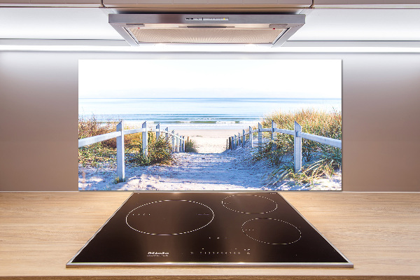 Spatplaat keuken duinen aan zee